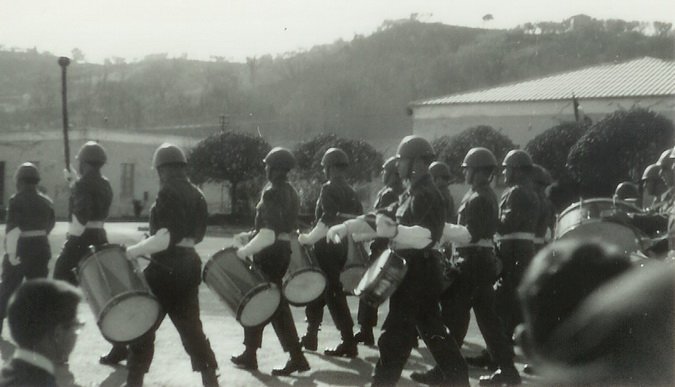 GIURAMENTO  42° CORSO AUC  ASCOLI PICENO - 27 febb 1966 -  Rullo di tamburi